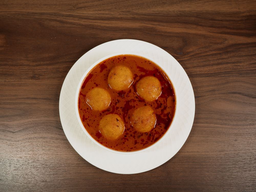 Kubba Saray in broth seen from above